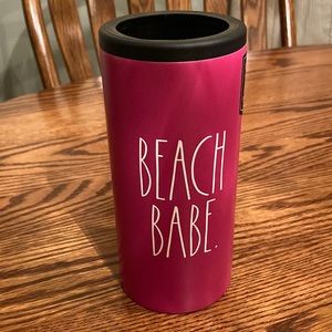 NWT! Rae Dunn pink skin can cooler